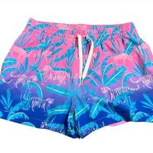 Chubbies Tiger Print Swim Trunks Men’s Medium 4” Inseam